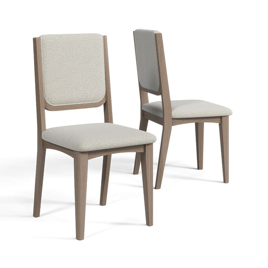 Arch Dining Chair | Upholstered | Dark Walnut
