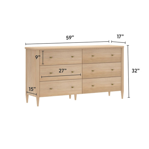 Harbor 6-Drawer Dresser