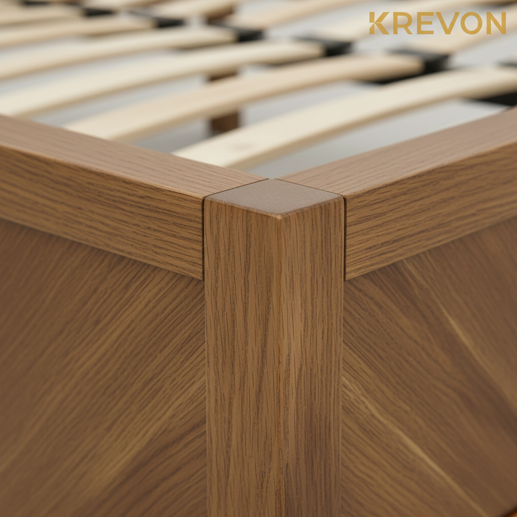 Chevron wood grain detail with KREVON watermark