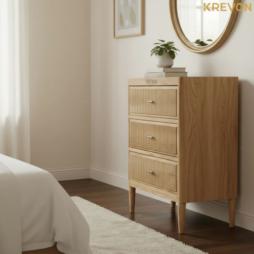 三斗柜角落场景 - 带KREVON水印